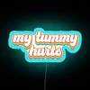 Retro Vibes Neon Sign with Colorful RGB LED Lighting Effects