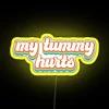 Retro themed colorful LED neon sign with customizable RGB options