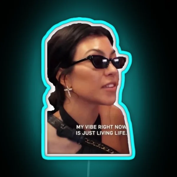 My Vibe Right Now Is Just Living Life RGB Neon Sign