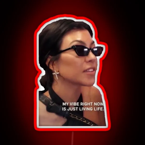 My Vibe Right Now Is Just Living Life RGB Neon Sign