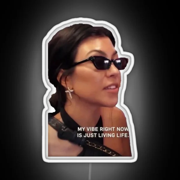 My Vibe Right Now Is Just Living Life RGB Neon Sign