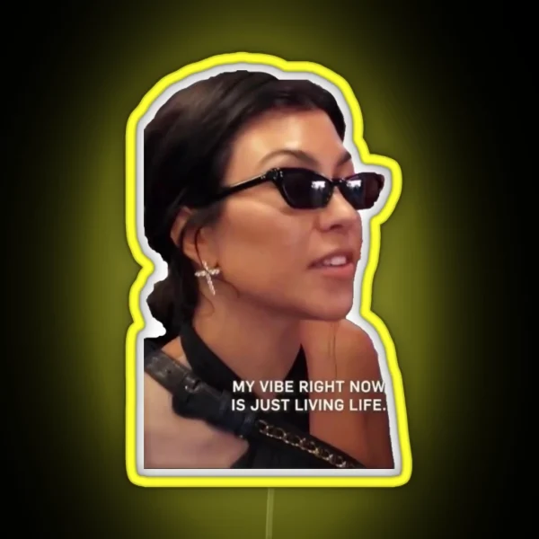 My Vibe Right Now Is Just Living Life RGB Neon Sign