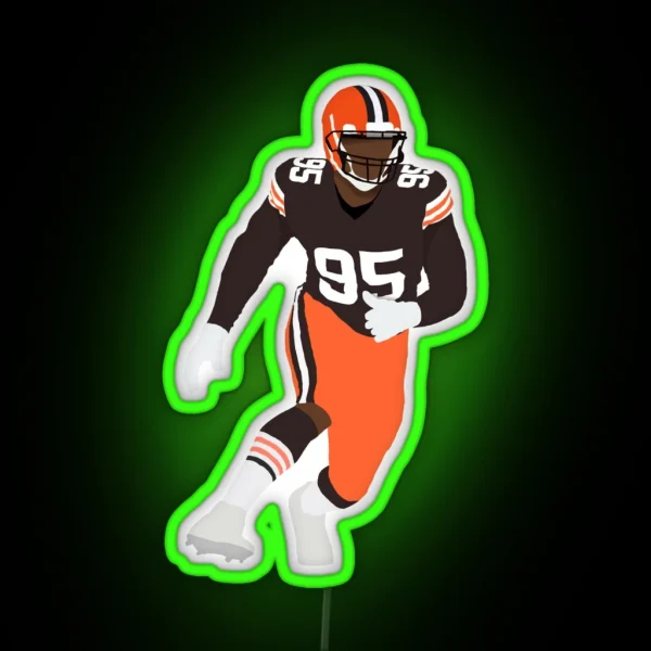 Myles Garrett RGB Neon Sign