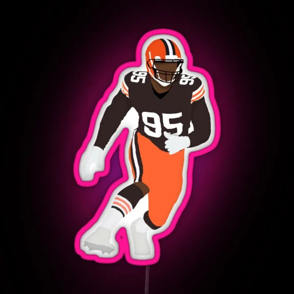 Myles Garrett RGB Neon Sign