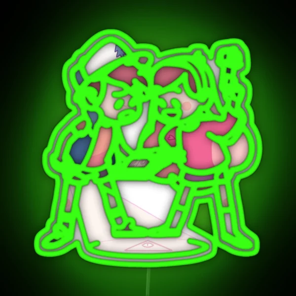 Mystery Twins RGB Neon Sign