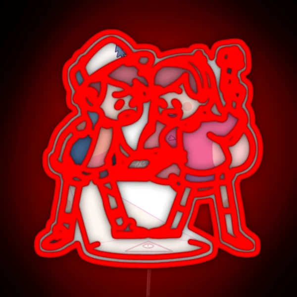 Mystery Twins RGB Neon Sign