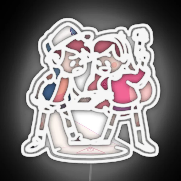 Mystery Twins RGB Neon Sign