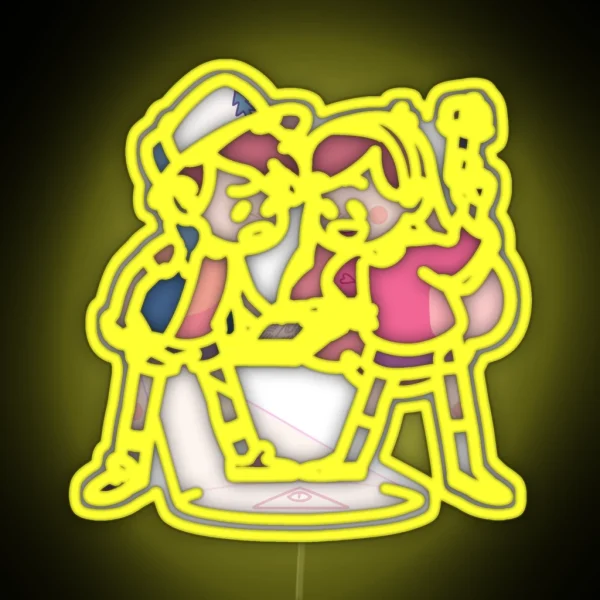 Mystery Twins RGB Neon Sign