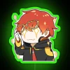 Neon Mystic Messenger Emoticon Sign 707 LED Sparkling Illuminated Decoration