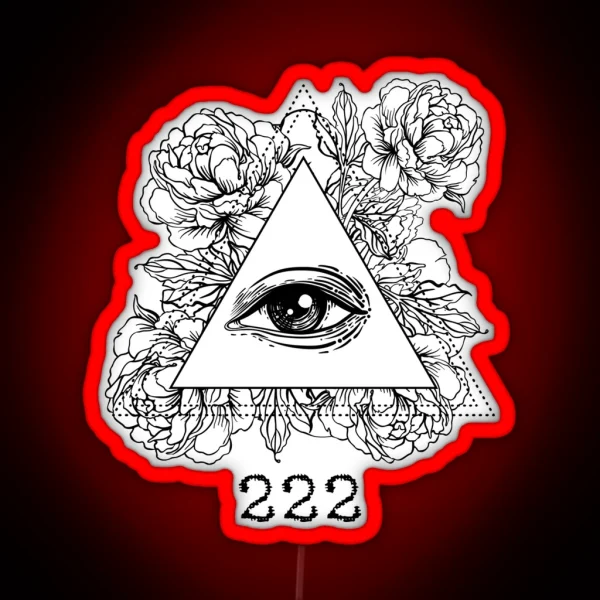 Mystic Number 222 RGB Neon Sign