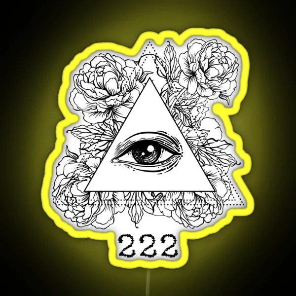 Mystic Number 222 RGB Neon Sign