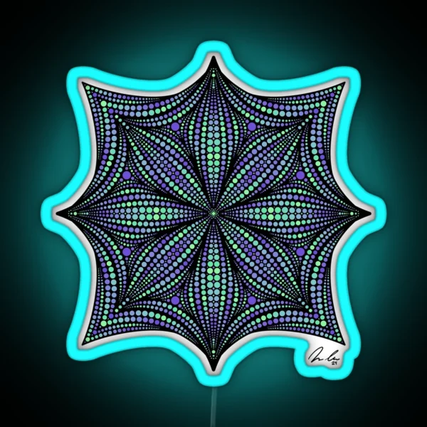Mystique Bloom RGB Neon Sign