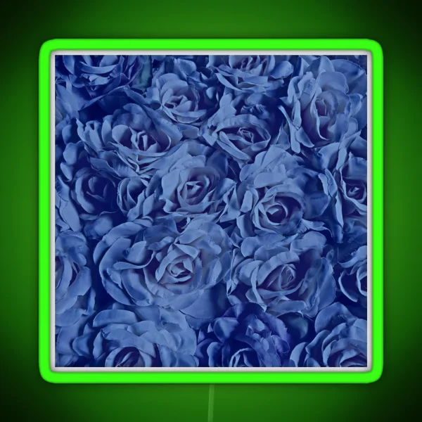 Mystique Blue Roses RGB Neon Sign