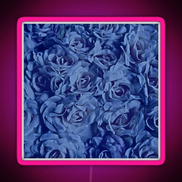 Mystique Blue Roses RGB Neon Sign