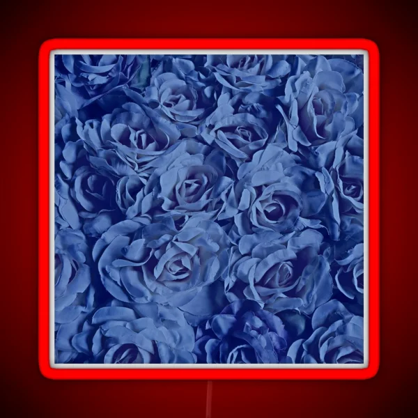 Mystique Blue Roses RGB Neon Sign