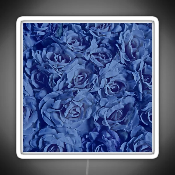 Mystique Blue Roses RGB Neon Sign
