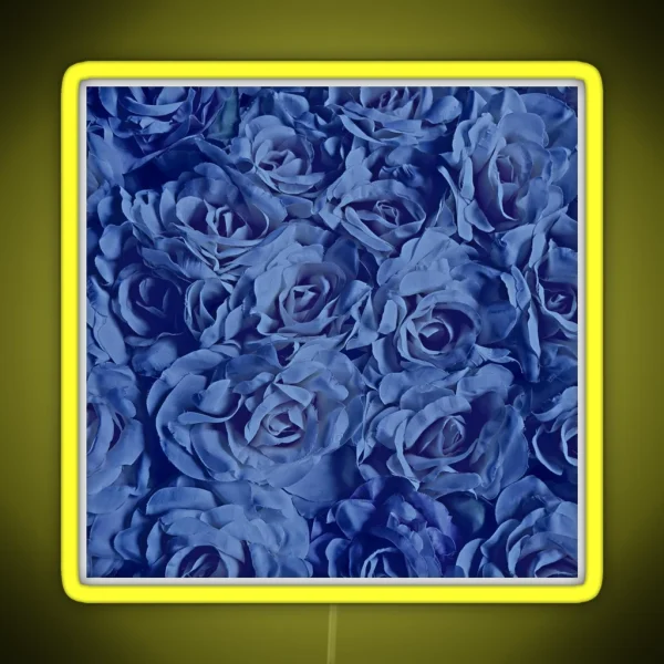 Mystique Blue Roses RGB Neon Sign