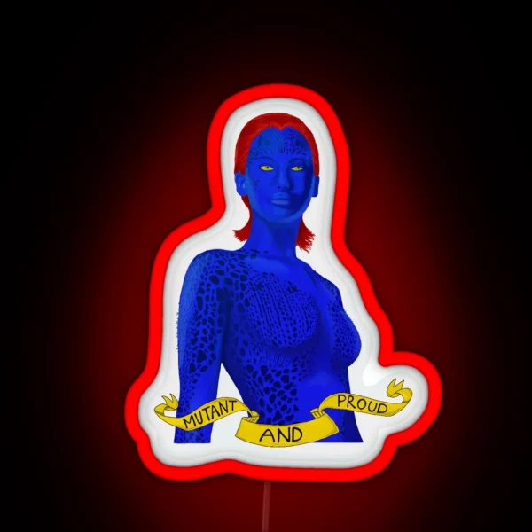 Mystique Mutant RGB Neon Sign