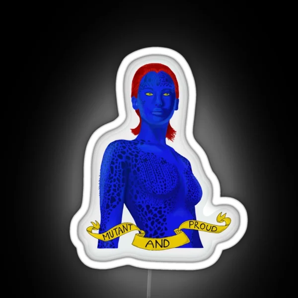 Mystique Mutant RGB Neon Sign