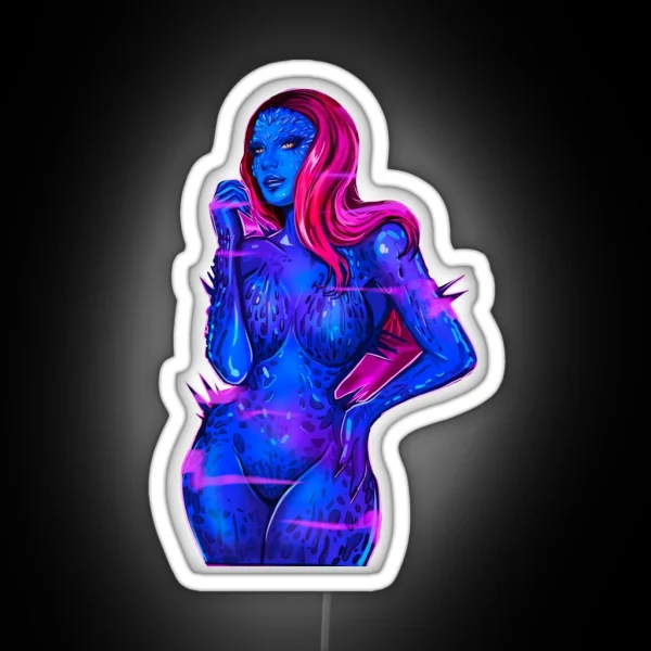Mystique Mutant RGB Neon Sign