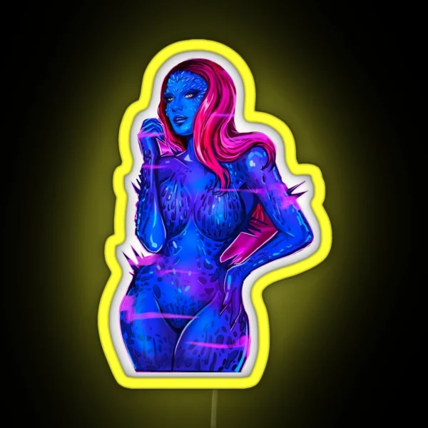 Mystique Mutant RGB Neon Sign