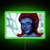 Electric vibrant glow RGB neon sign for modern mystique decor.