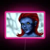 Customizable multicolor digital art display with vibrant RBG pixel lighting effects
