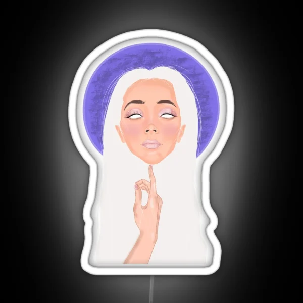 Mystique Space Woman Led RGB Neon Sign