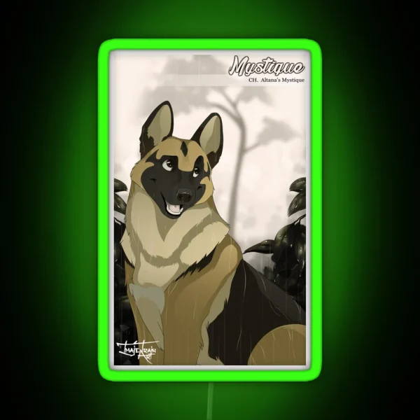 Mystique The GSD RGB Neon Sign