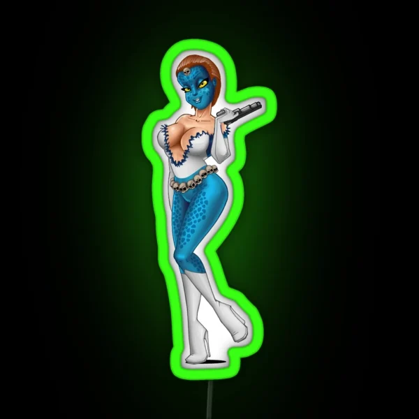 Mystique Woman RGB Neon Sign