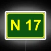Modern 17 Character RGB Neon Sign with Nighttime Ambiance Lighting
