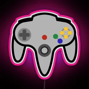 N64 Controller RGB Neon Sign
