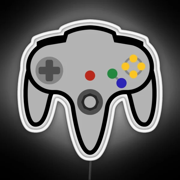 N64 Controller RGB Neon Sign