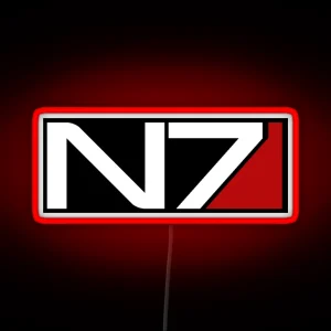 N7 Black RGB Neon Sign