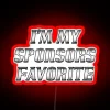 NAAA Neon Sign in Bright Colors with Personalized Message Option