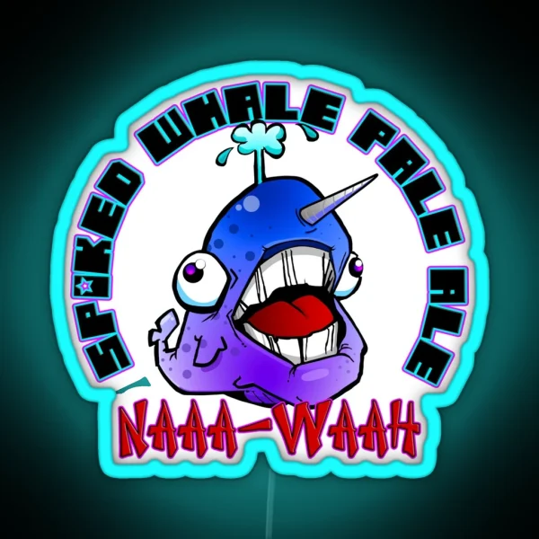 NAAA WAAH Pale Ale Fake Ale RGB Neon Sign
