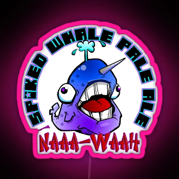 NAAA WAAH Pale Ale Fake Ale RGB Neon Sign