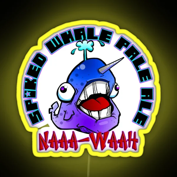 NAAA WAAH Pale Ale Fake Ale RGB Neon Sign