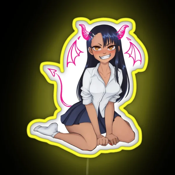 Nagatoro Waifu RGB Neon Sign