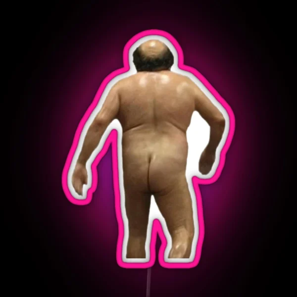 Naked Danny Devito RGB Neon Sign