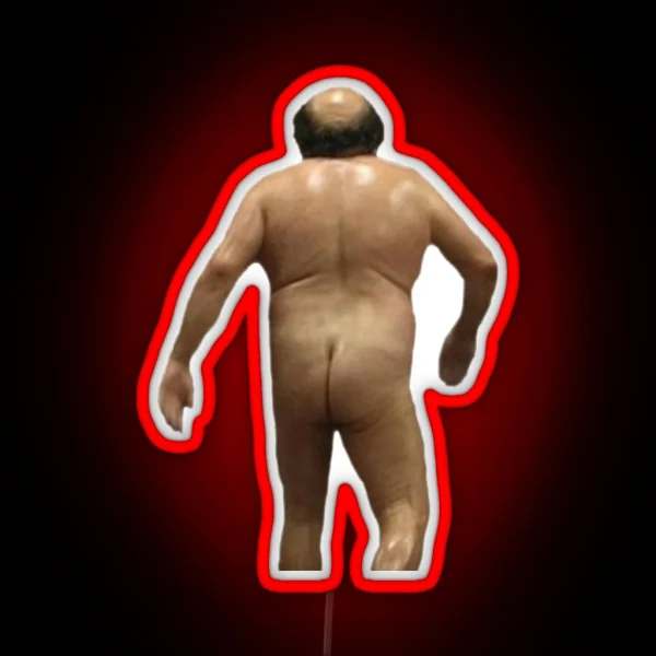Naked Danny Devito RGB Neon Sign