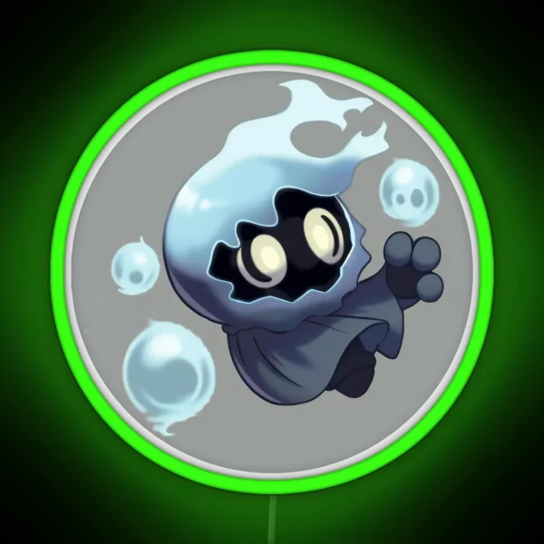 Nameless Ghoulette Wandering Ghost RGB Neon Sign