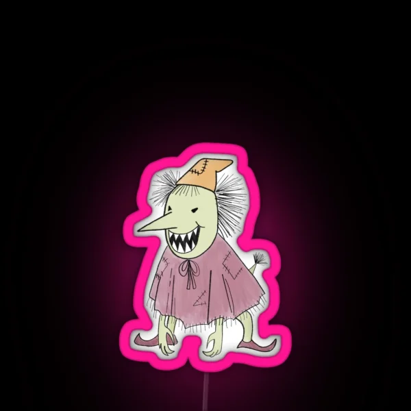 Nameless Monster Colored RGB Neon Sign