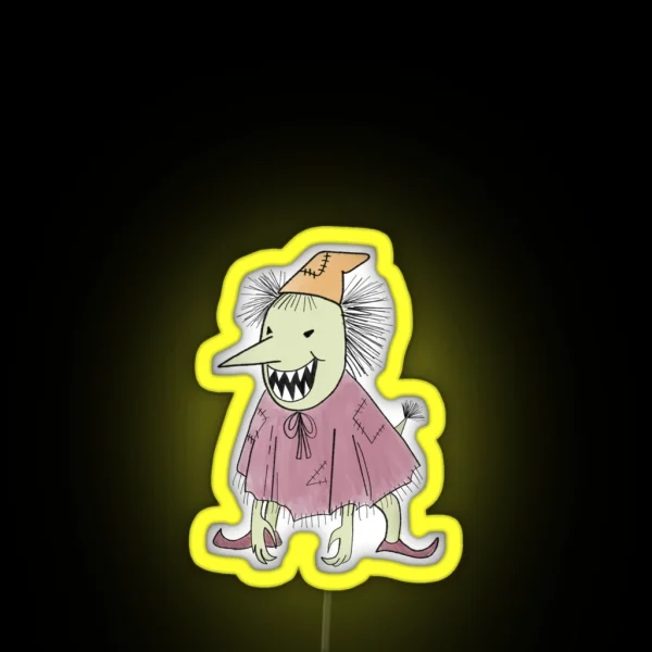 Nameless Monster Colored RGB Neon Sign