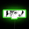 Vibrant Nana Osaki Eyes Neon Sign for Bold Home Decor Enthusiasts