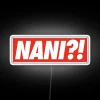 Modern home decor with vibrant colorful Nani RGB neon lighting