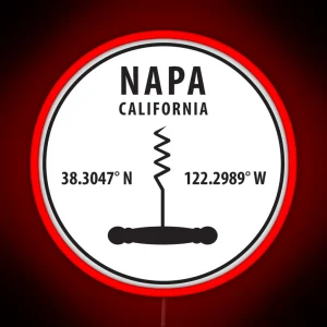 NAPA GPS Wine Opener RGB Neon Sign