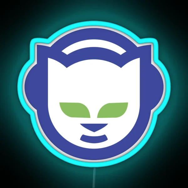 Napster Logo RGB Neon Sign