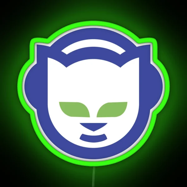Napster Logo RGB Neon Sign