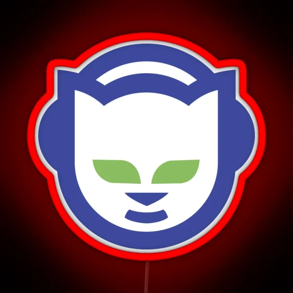 Napster Logo RGB Neon Sign